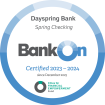Dayspring Bank, Spring Checking